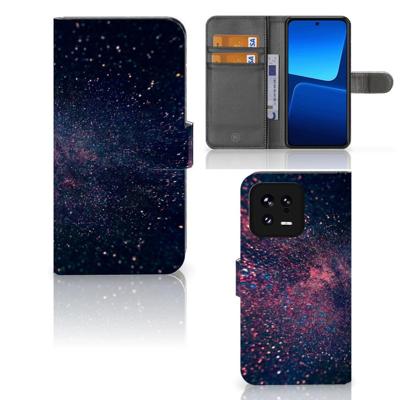 Xiaomi 13 | Book Case | Stars | Portemonnee hoesje Xiaomi 13 | Book Case | Stars | Portemonnee hoesje