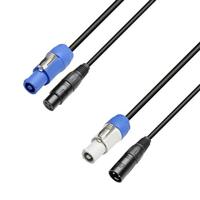 Adam Hall 3 STAR H PCON D 0500 Combikabel XLR naar powerCON 5m - thumbnail