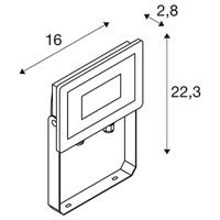 SLV Led floodlightFloodi M - 1006192 - thumbnail