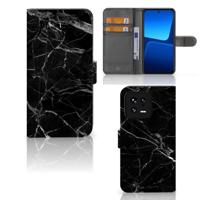 Xiaomi 13 | Bookcase | Marmer Zwart - Origineel Cadeau Vader - thumbnail