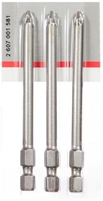 Bosch Accessories Bosch Power Tools 2607001581 Kruis-bit PZ 1 Metaal E 6.3 3 stuk(s) - thumbnail