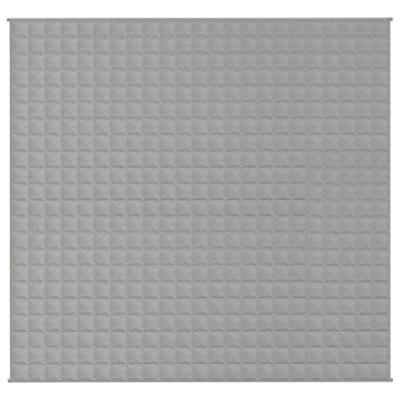 Verzwaringsdeken 220x240 cm 15 kg stof grijs