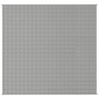 Verzwaringsdeken 220x240 cm 15 kg stof grijs - thumbnail