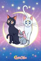 Poster Sailor Moon - Luna Artemis and Diana 61x91,5cm - thumbnail