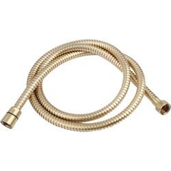 Saqu Universal Flex doucheslang metaal 150cm geborsteld messing
