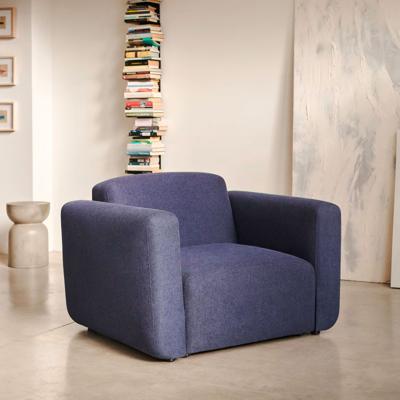 Kave Home Fauteuil 'Neom' kleur Donkerblauw Kave Home Fauteuil 'Neom' kleur Donkerblauw