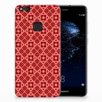Huawei P10 Lite | TPU bumper | Batik Rood - thumbnail