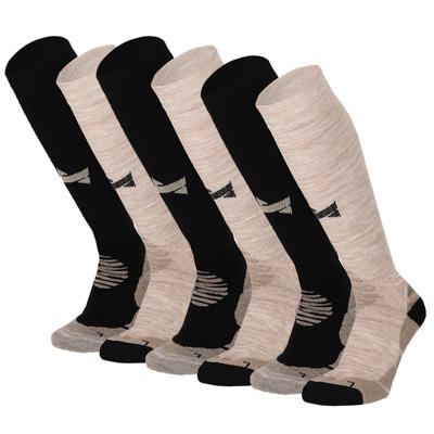 Xtreme Outdoor Sokken Compressie 6-pack Multi Beige-35/38 Xtreme Outdoor Sokken Compressie 6-pack Multi Beige-35/38