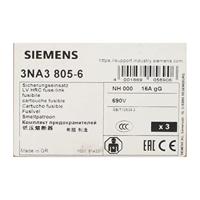Siemens 3NA38056 Zekeringsinzetstuk Afmeting zekering : 0 16 A 690 V 3 stuk(s) - thumbnail