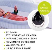 Video-babyfoon Zen+ BEABA wit - thumbnail