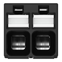 WAGO 2086-1122 Printklem 1.50 mm² Aantal polen 2 Zwart 1 stuk(s) - thumbnail