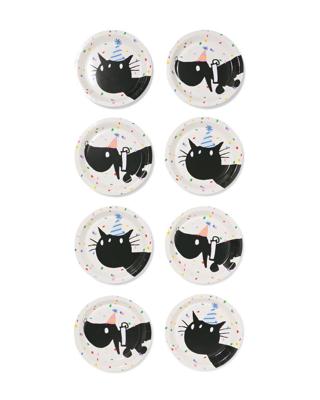 HEMA Takkie en Siepie gebaksbordjes ⌀17.5cm papier - 8 stuks