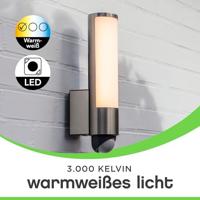 Lutec WandlampLeda RVS design met sensor - 5267103001 - thumbnail