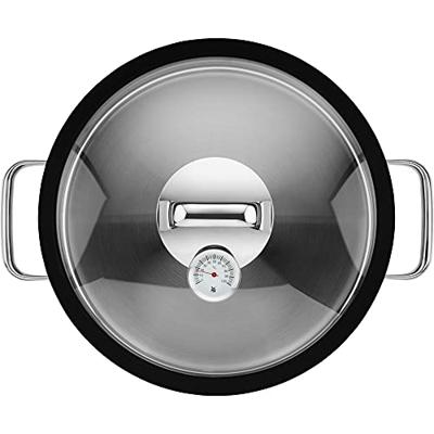 WMF Vitalis Aroma Stoompan Rond met Glasdeksel en Siliconen Rond, 28cm