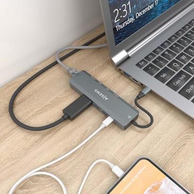Aisens ASUC-5P011-GR USB-hub, grijs, 1 stuk