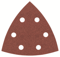 Bosch Accessories 25-teiliges Schleifblatt-Set für Deltaschleifer, Körnung 180 2607017109 Schuurblad Met klittenband, Geperforeerd Korrelgrootte (num) 180 - thumbnail