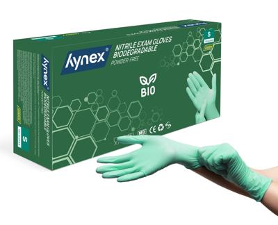 Handschoen hynex nitril bio s groen 3.5gr 100st | 10 stuks