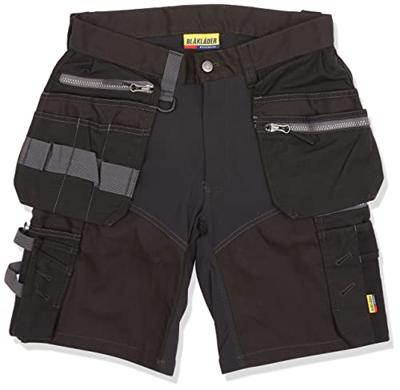 Blåkläder Short met stretch en spijkerzakken 15981343 | Zwart | Maat 46 - 7330509722077