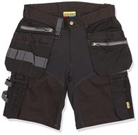 Blåkläder Short met stretch en spijkerzakken 15981343 | Zwart | Maat 46 - 7330509722077 - thumbnail