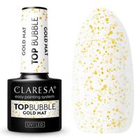 Claresa top coat bubble gold mat no wipe 5ml - thumbnail