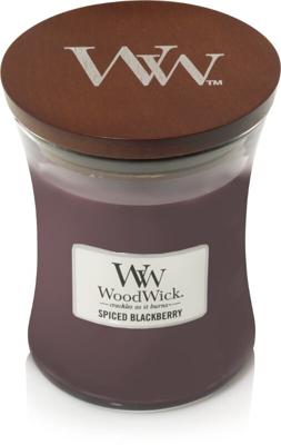 WoodWick spiced blackberry medium candle