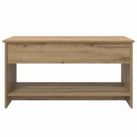 Salontafel Artisan Eiken 80 x 50,5 x 41,5 cm Bewerkt hout - thumbnail