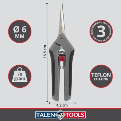 Talentools bloemenschaar 6 mm