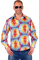 70's Blouse print batik - thumbnail