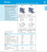 Finder 40.52.7.012.0000 Printrelais 12 V/DC 8 A 2x wisselcontact 1 stuk(s) - thumbnail