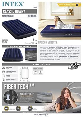 Intex Twin Clas Down Luchtbed 99x191cm