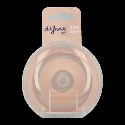 Difrax Mammafeel Dynamische Flessenspeen Slow 3+ Difrax Mammafeel Dynamische Flessenspeen Slow 3+