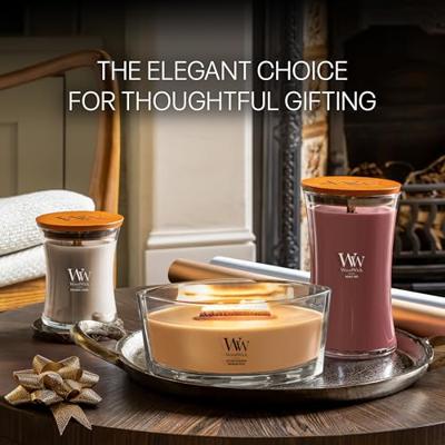 Woodwick Golden Bourbon Large Candle