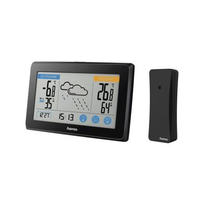 Hama Weerstation Touch Zwart Hama Weerstation Touch Zwart