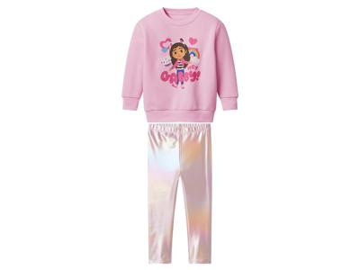 Kinder trui en legging (Lichtroze, 122/128)