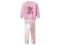 Kinder trui en legging (Lichtroze, 122/128) - thumbnail