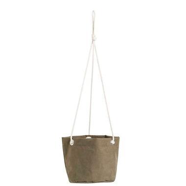 Bloempot hangend Noor - donkergroen - 17xØ18 cm