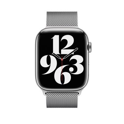 Apple Milanese Loop Band Apple Watch 44mm / 45mm / 49mm Silver
