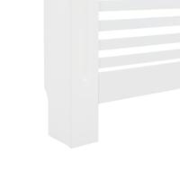 Radiatorombouw 112x19x81,5 cm MDF wit - thumbnail