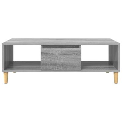 Salontafel Grijs sonoma 103.5 x 60 x 35 cm Bewerkt hout