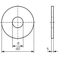 Onderlegring 3.2 mm 9 mm Kunststof 100 stuk(s) TOOLCRAFT 3,2 D9021 POLY 194730 - thumbnail