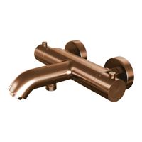 Badkraan Brauer Copper Edition 15cm Thermostatisch Opbouw Rond Geborsteld Koper PVD 2 Greeps - thumbnail