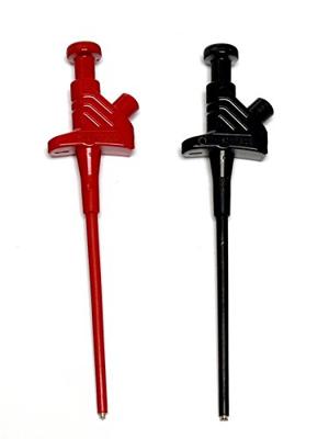 SKS Hirschmann Kleps 30 Set Fijn-krokodilklem Steekaansluiting 4 mm Ohne Messkategorie Zwart, Rood SKS Hirschmann Kleps 30 Set Fijn-krokodilklem Steekaansluiting 4 mm Ohne Messkategorie Zwart, Rood