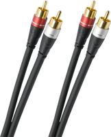 Oehlbach SL RCA CABLE 0,75 M Luidspreker kabel Zwart - thumbnail