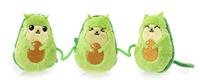 Fuzzyard Crinkle pluche kattenspeelgoed met touwtje en kattenkruid binnenin (Avocatos) - thumbnail