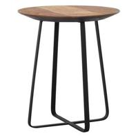 DTP Home Bijzettafel 'Neptunes' Teakhout, 40cm, kleur Naturel - thumbnail
