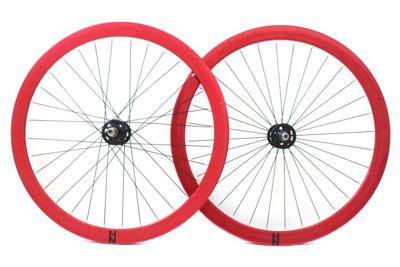 H plus Son Formation Face Fixed Gear Wielset - Rood H plus Son Formation Face Fixed Gear Wielset - Rood