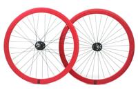H plus Son Formation Face Fixed Gear Wielset - Rood - thumbnail