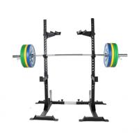 Squat rack met professionele olympische halterset 140 kg - thumbnail