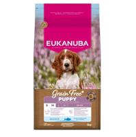 EUKANUBA Grain Free Puppy Small/Medium Ocean Fish - droog hondenvoer - 3kg - thumbnail