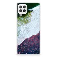 Samsung Galaxy A22 4G | M22 | TPU Hoesje | Sea in Space - thumbnail